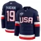 Fanatics USA 4 Nations Face Off Matthew Tkachuk Pelipaita 2025 Premium Navy