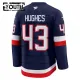 Fanatics USA 4 Nations Face Off Quinn Hughes Lasten Pelipaita 2025 Premium Navy