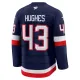 Fanatics USA 4 Nations Face Off Quinn Hughes Pelipaita 2025 Premium Navy